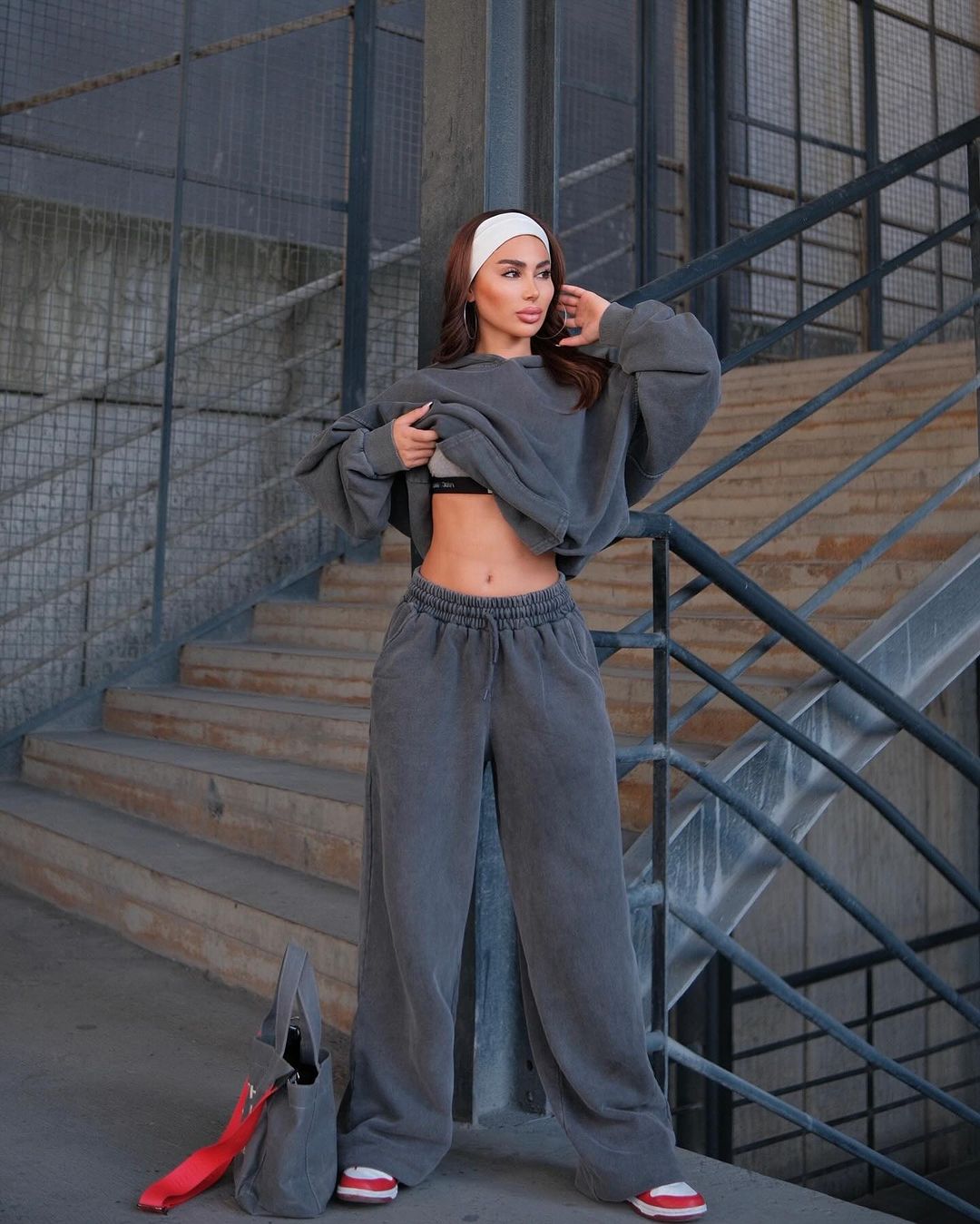 TRENING DEP. PREMIUM GREY | BUMBAC 100%