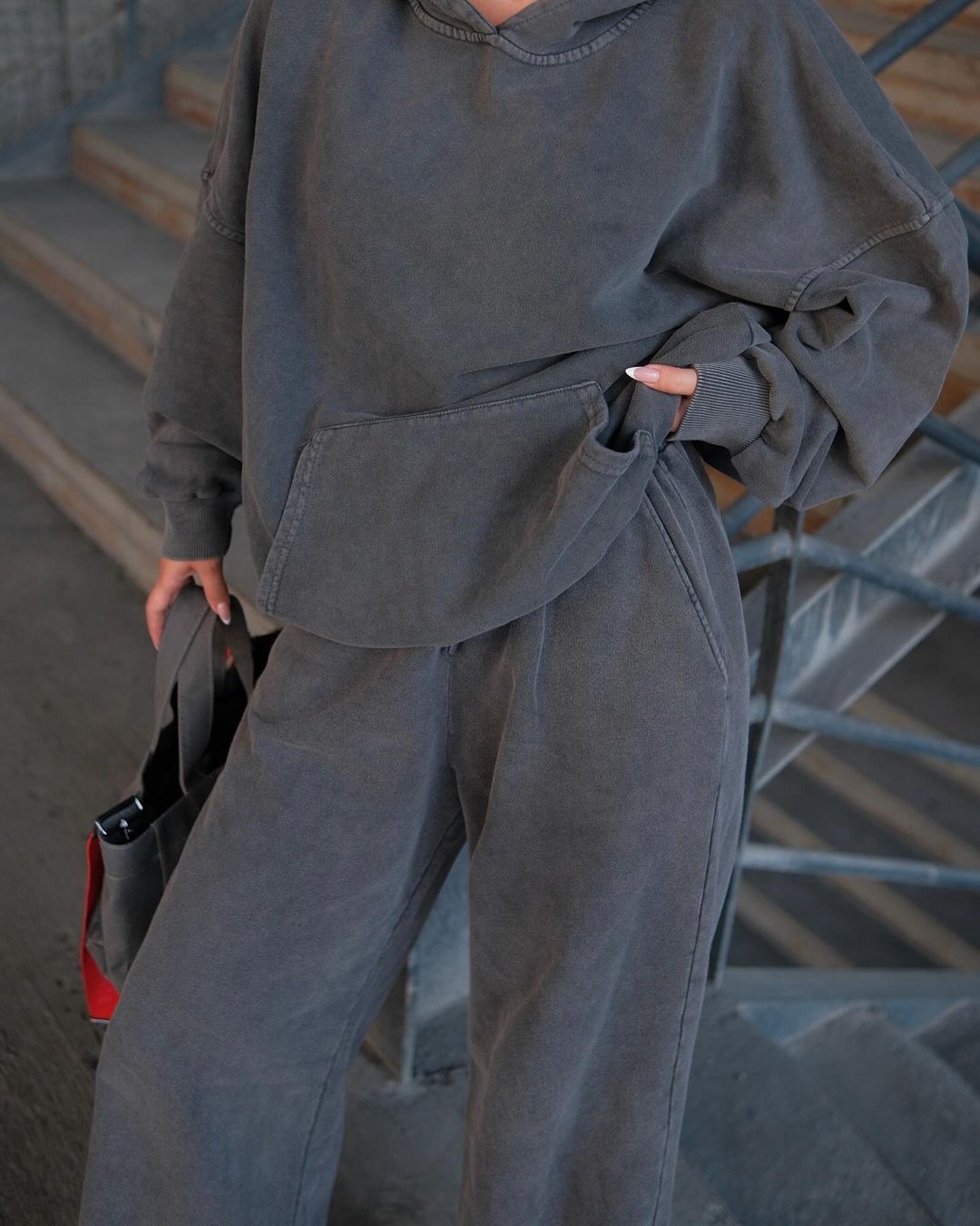 TRENING DEP. PREMIUM GREY | BUMBAC 100%