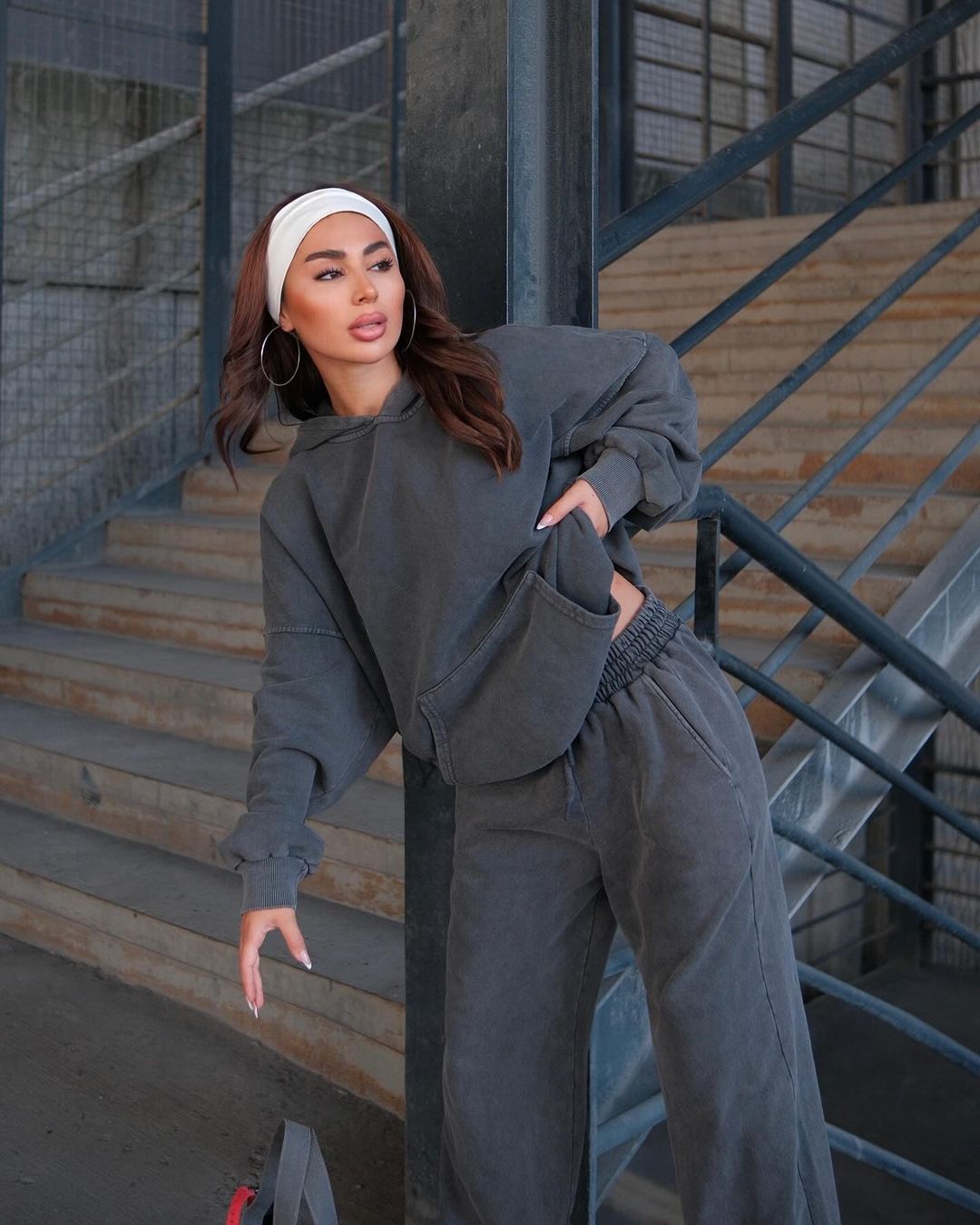 TRENING DEP. PREMIUM GREY | BUMBAC 100%