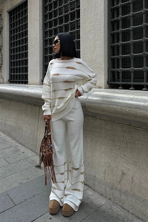 SET SO. WHITE - CREM - OVERSIZED STYLE - LUSSHO