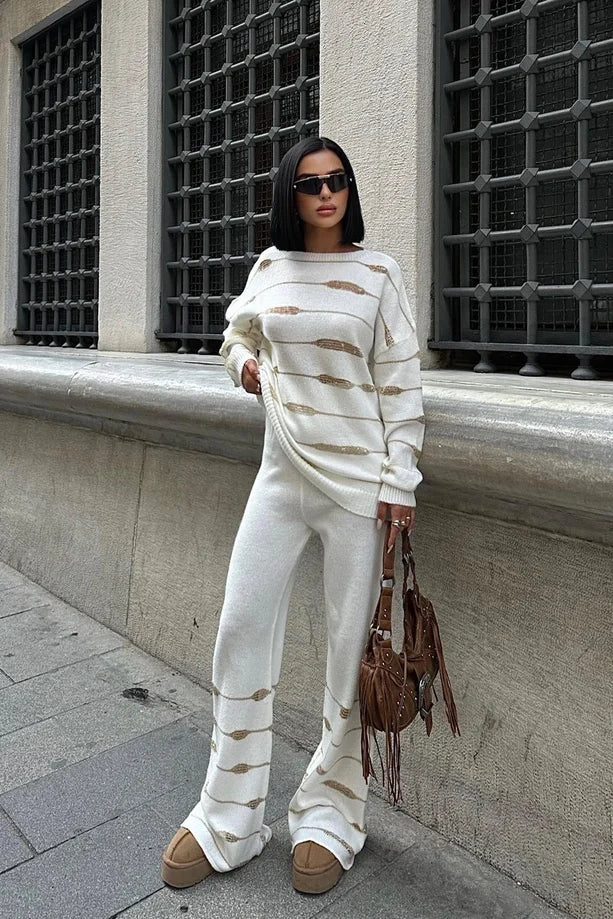 SET SO. WHITE - CREM - OVERSIZED STYLE - LUSSHO