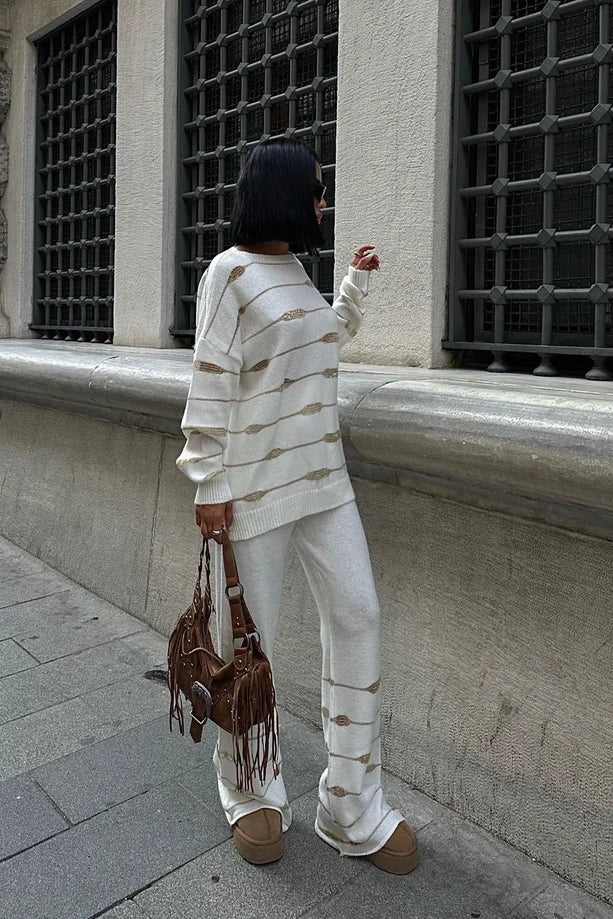SET SO. WHITE - CREM - OVERSIZED STYLE - LUSSHO