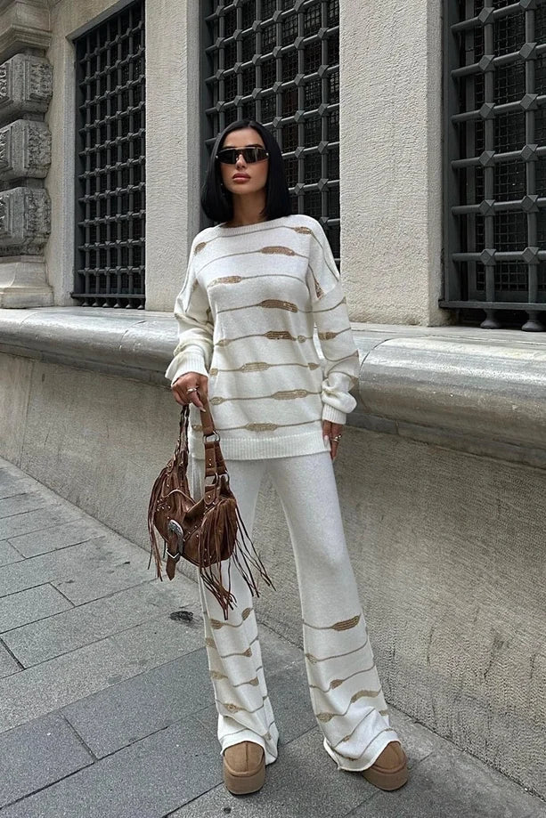 SET SO. WHITE - CREM - OVERSIZED STYLE - LUSSHO